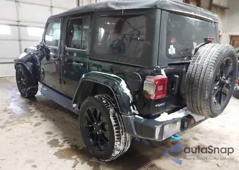 2023 Jeep Wrangler 4Xe Sahara 4X4 из США, поврежденный, VIN 1C4JJXP61PW580094